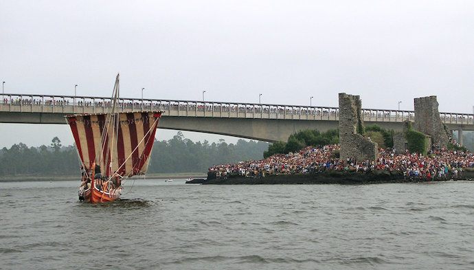 Romería Vikinga en Catoira (Pontevedra)